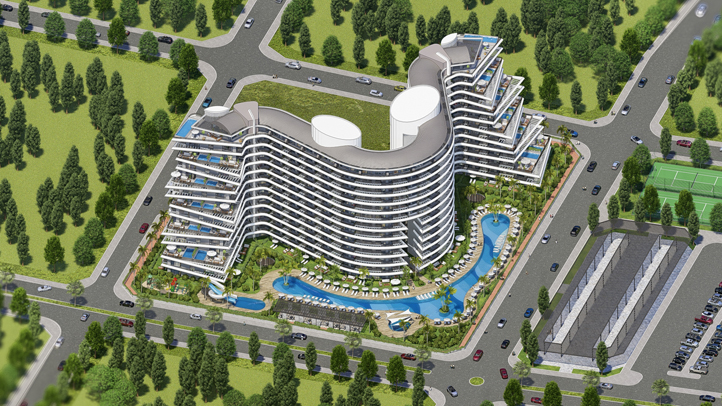 New off-plan project in Antalya